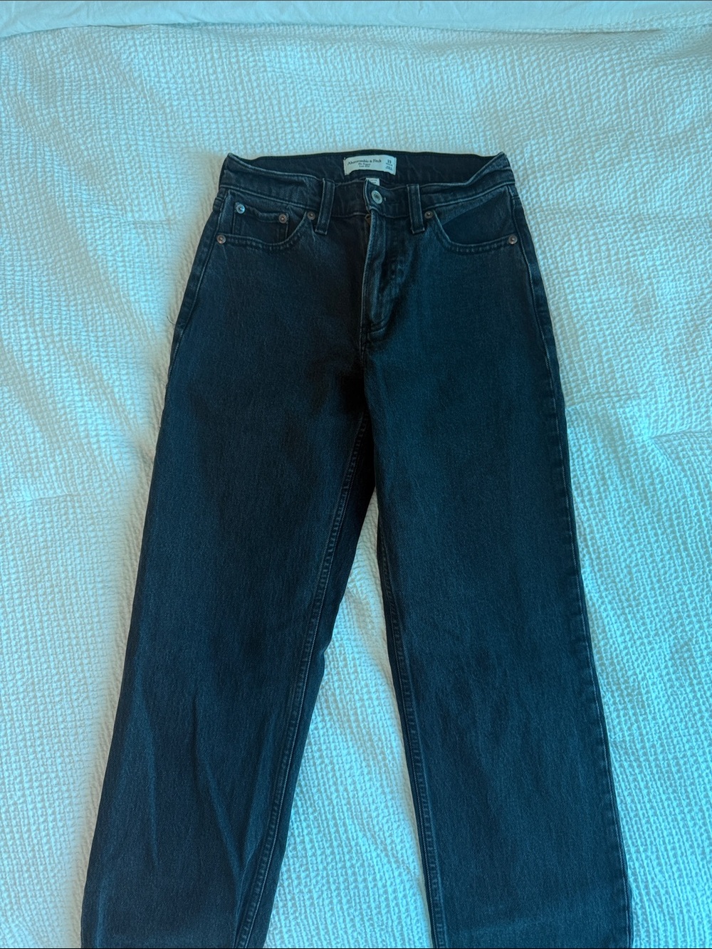 Abercrombie & Fitch Curve Love The Baggy Low Rise Jean REG